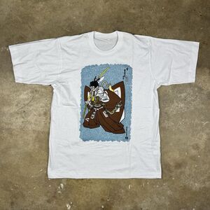 Vintage Japanese Kabuki Samurai‎ Shogun Shirt Single Stitch Unisex L Deadstock